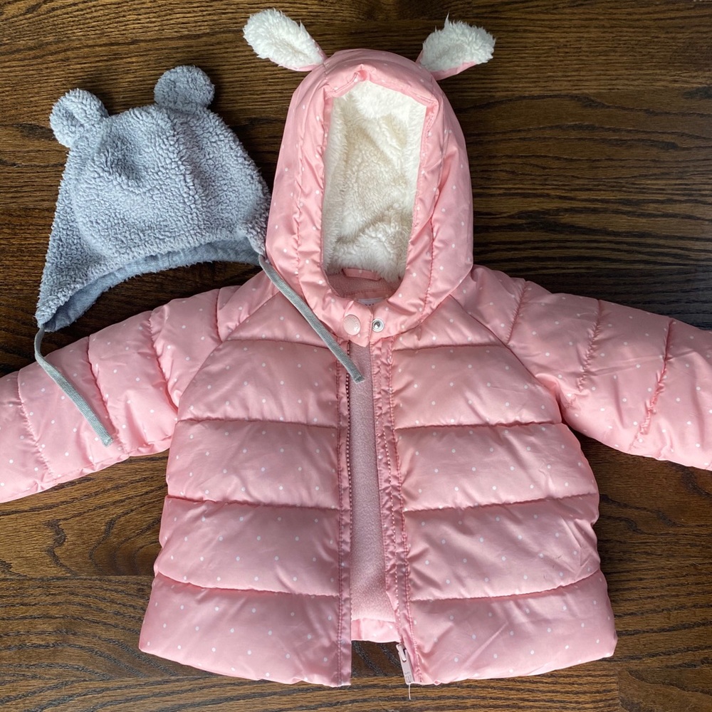 Gap 6-12 Month Coat and Hannah Anderson Hat